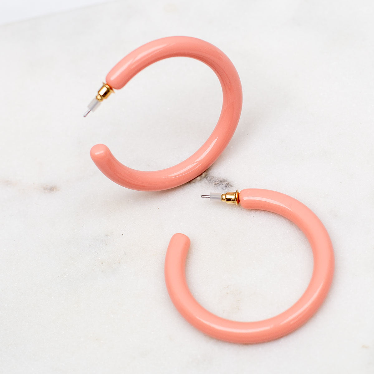 Grace Hoops Light Pink