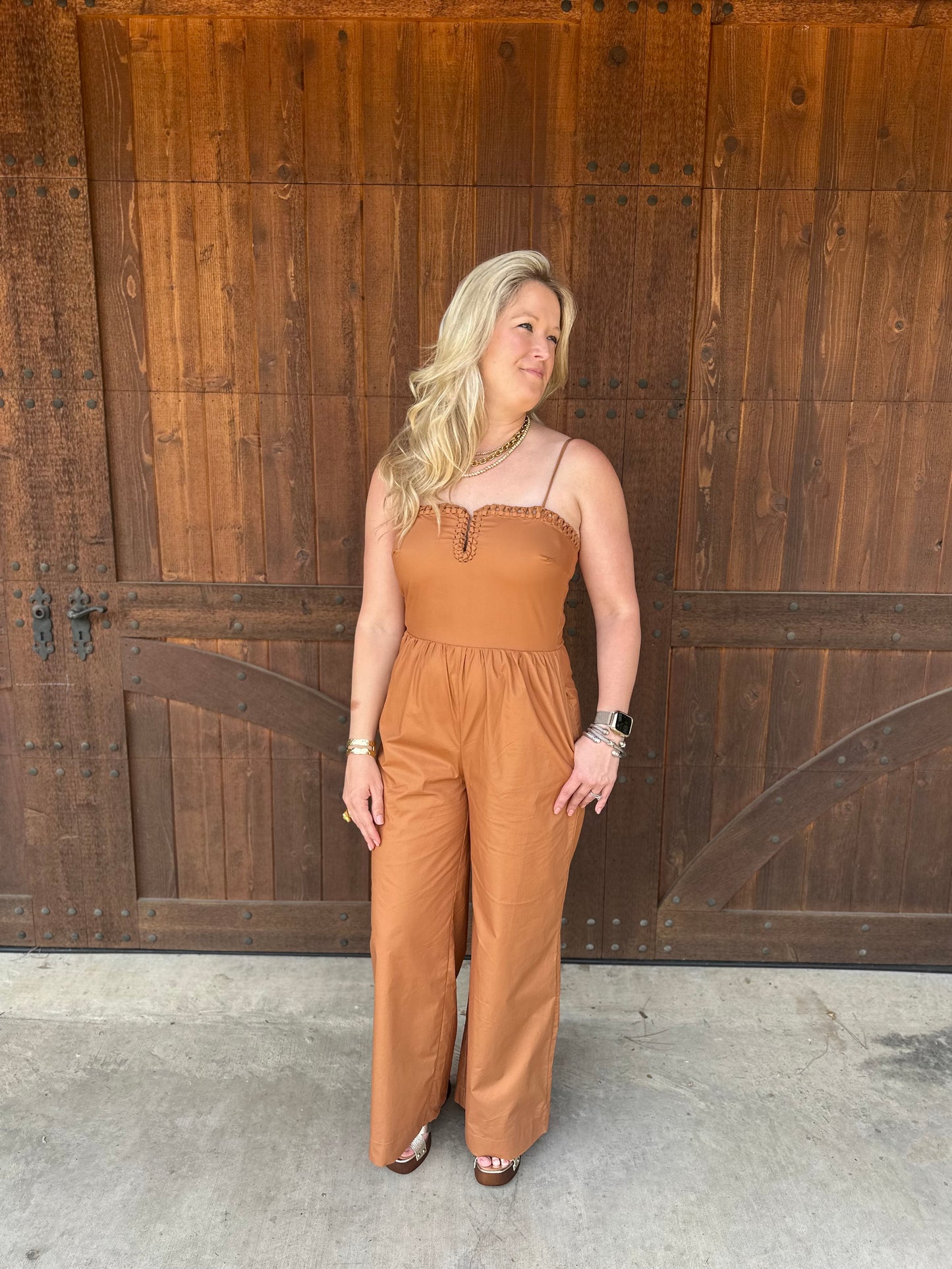 Roxanne Rust Jumpsuit