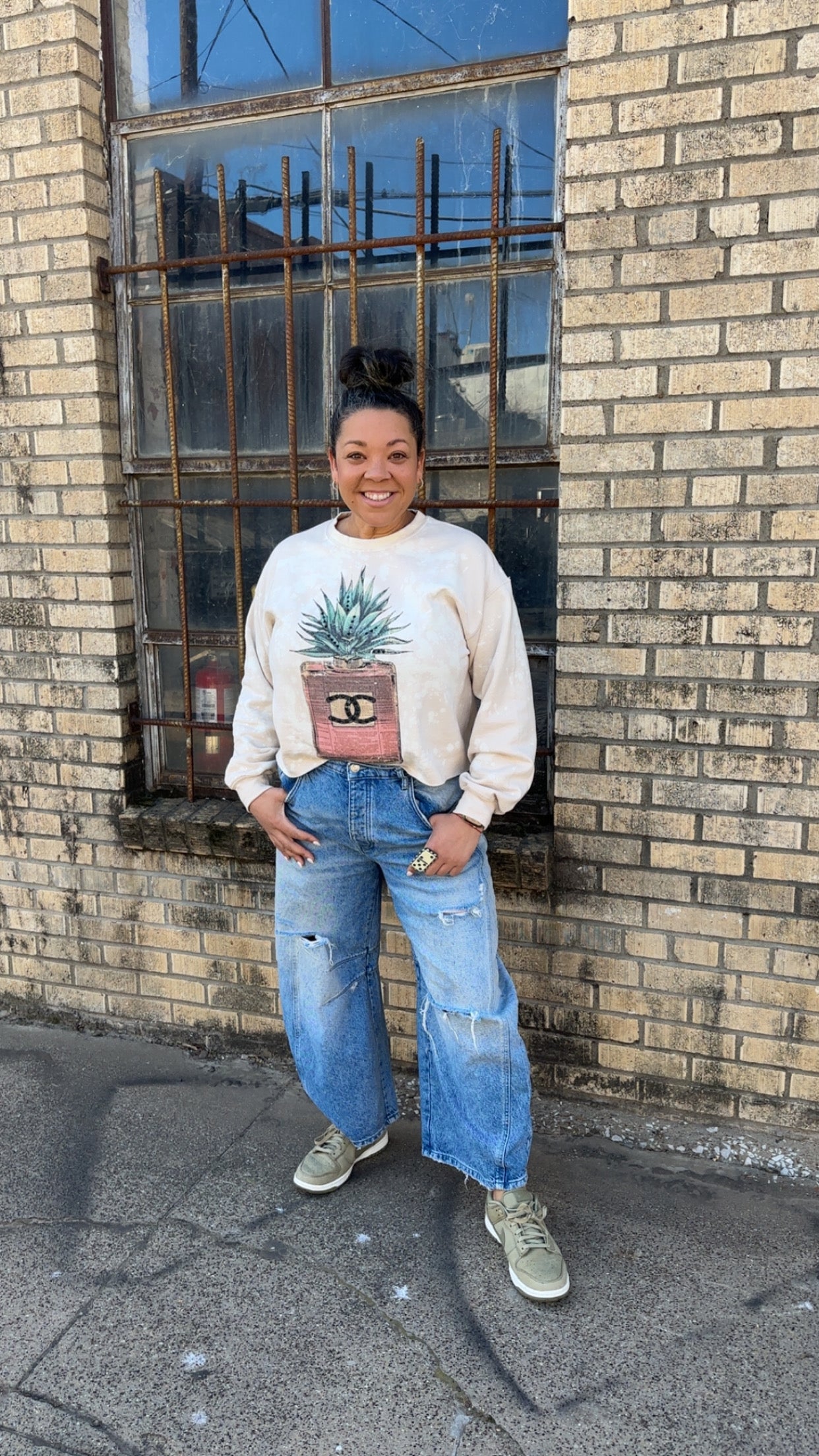 Agave Glitz Sweatshirt