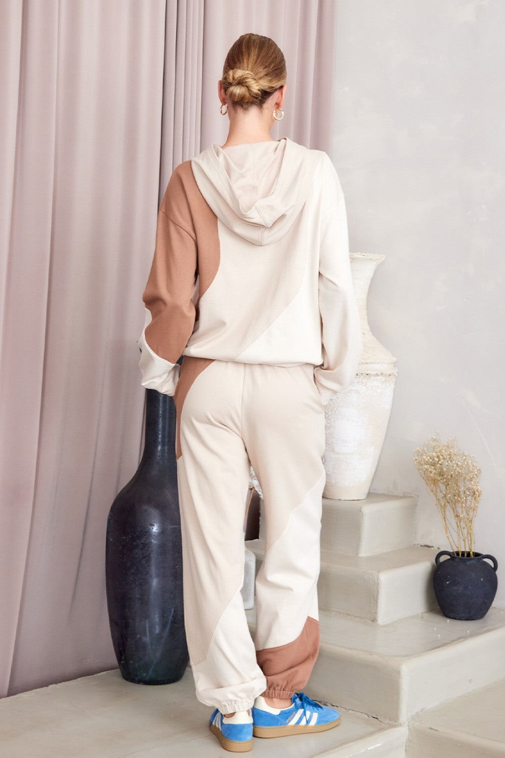 Caroline Color Block Hoodie