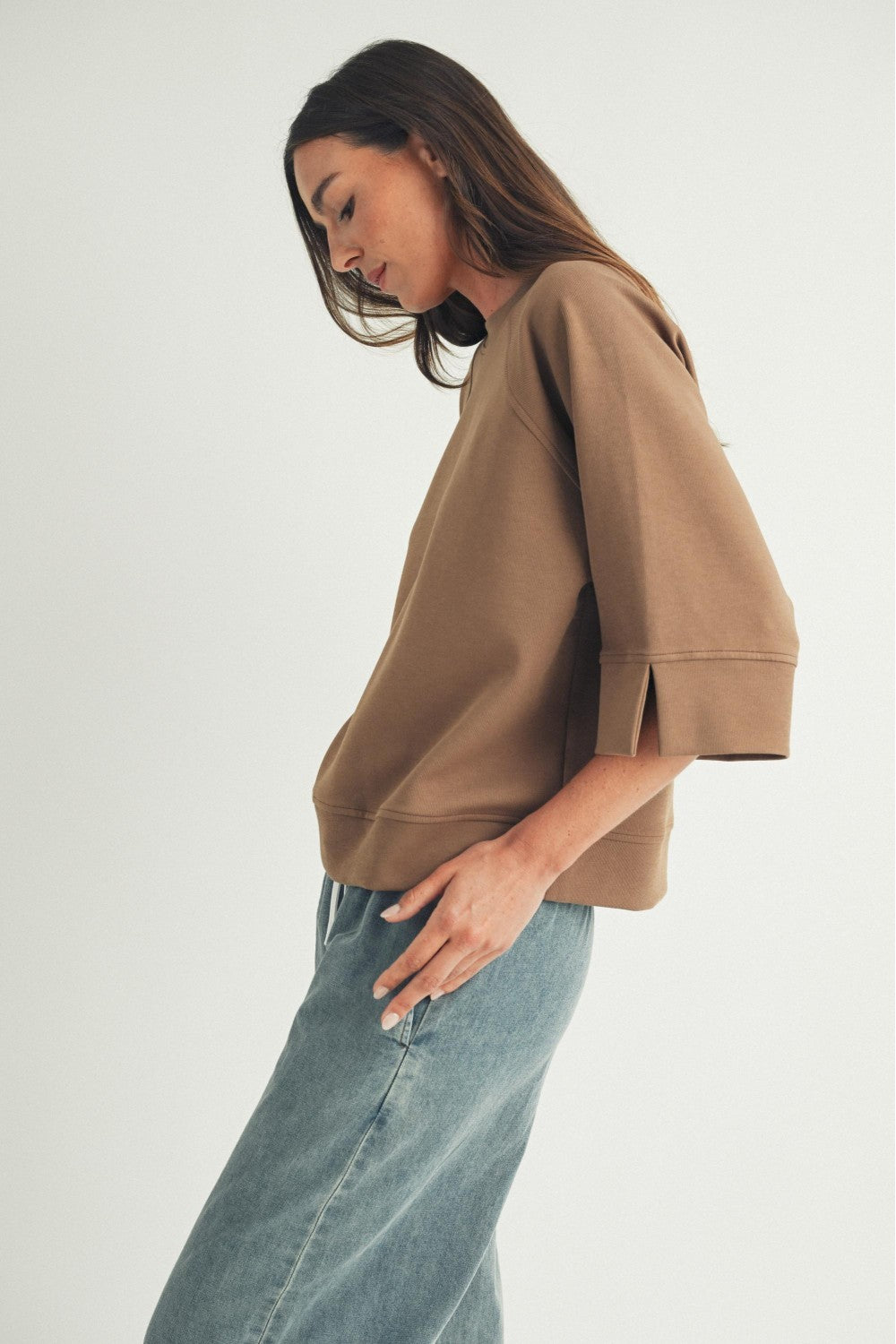 Cathy Crew Neck Raglan Pullover