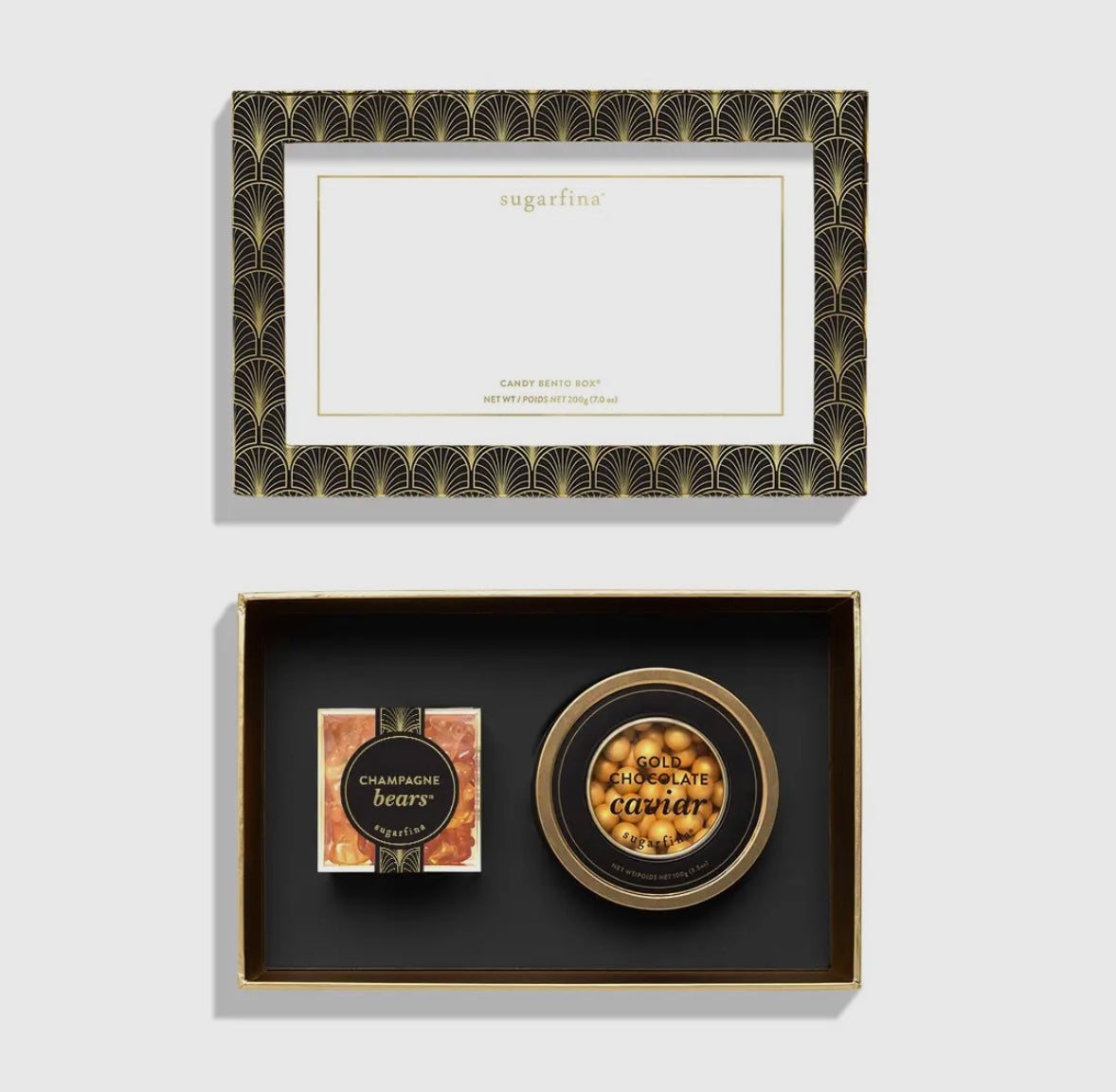 Sugarfina Champagne & Caviar Bento Box