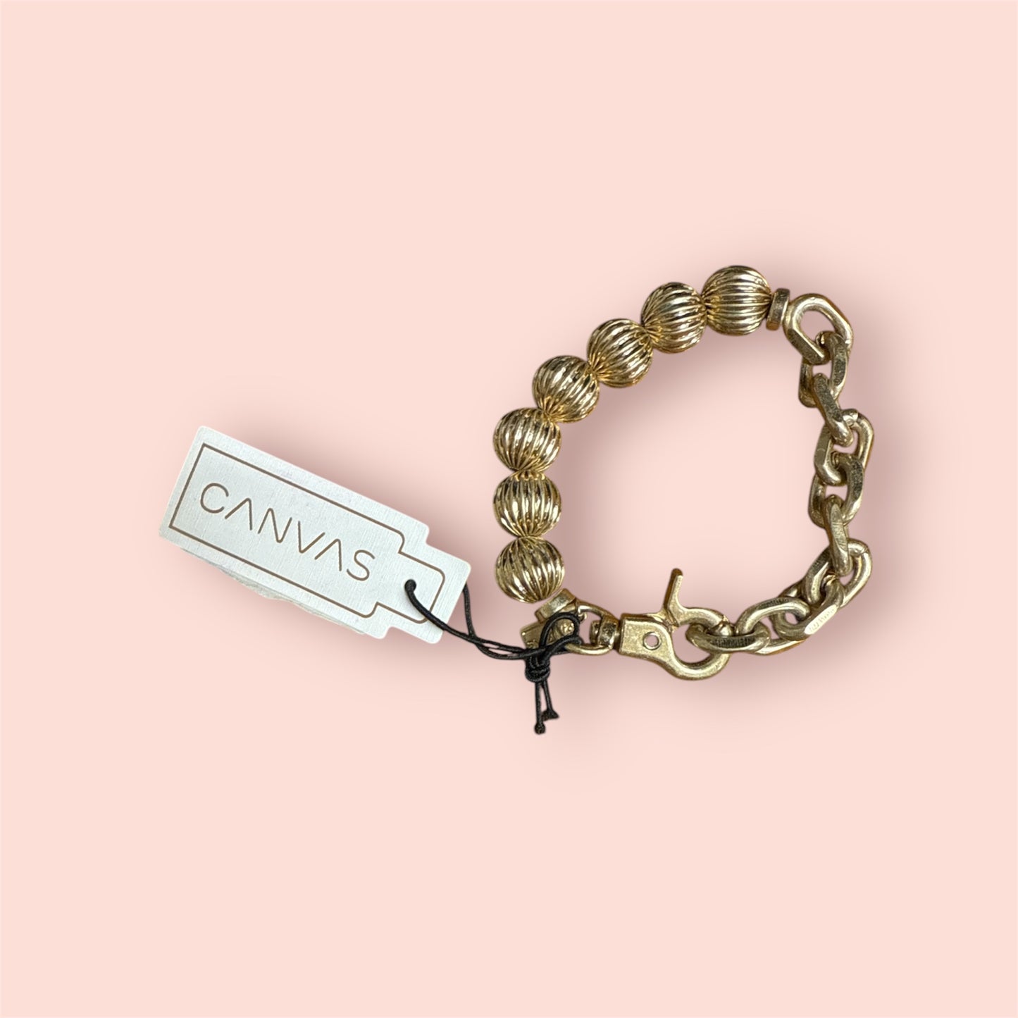 Mila Ribbed Metal Chunky Bracelet