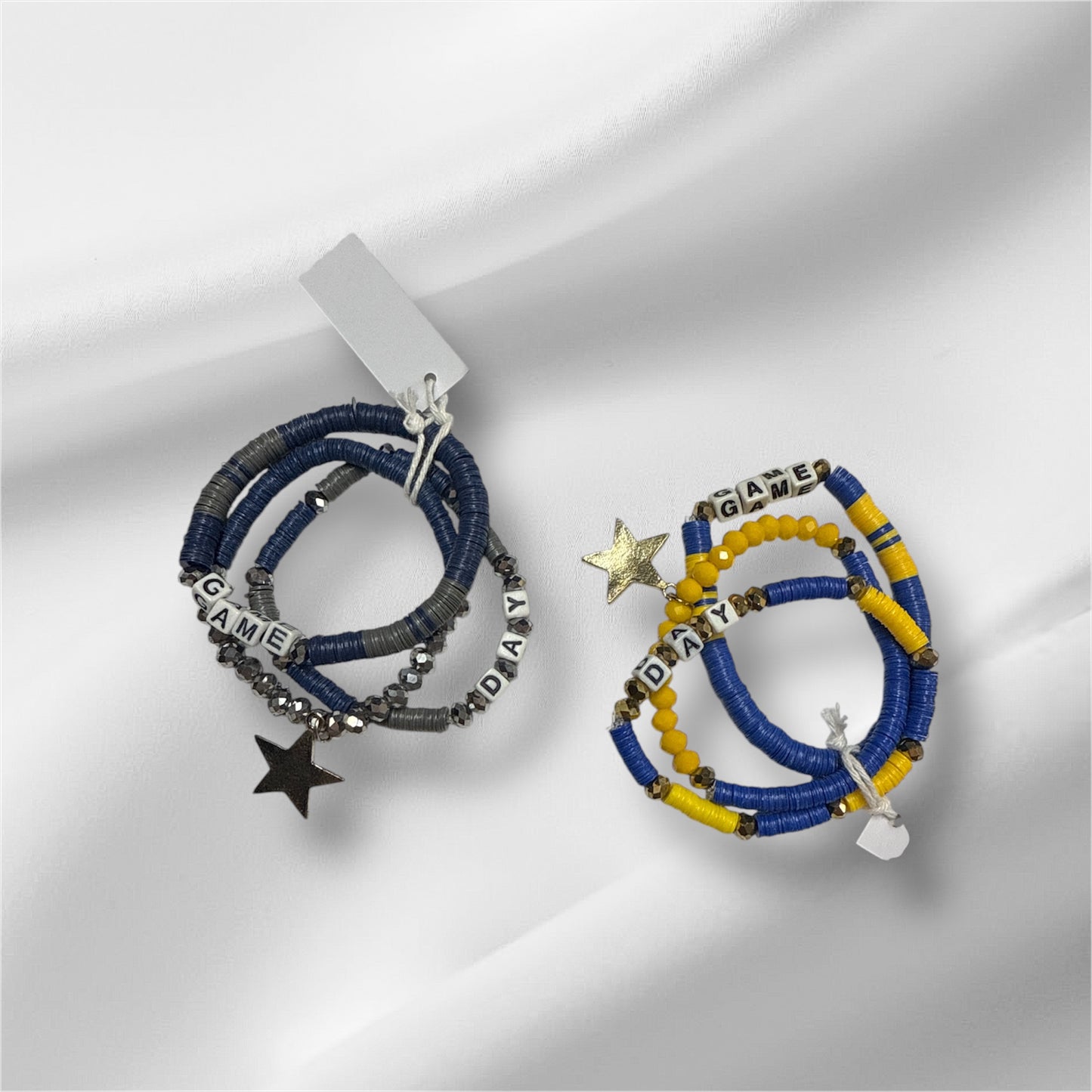 Game Day Beaded Bracelets