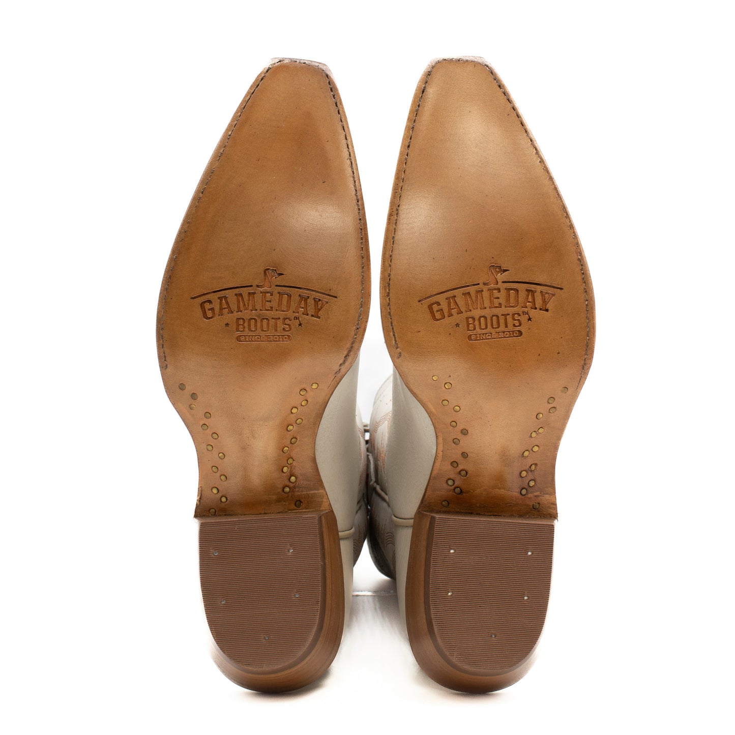 Game Day Western Ivory Boots - Texas A&M
