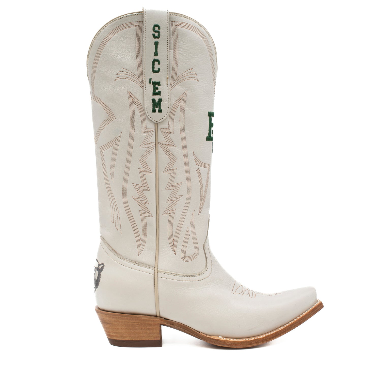 Game Day Western Ivory Boots - Baylor