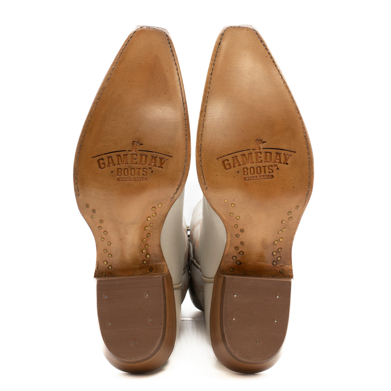 Game Day Western Ivory Boots - Missouri Tigers