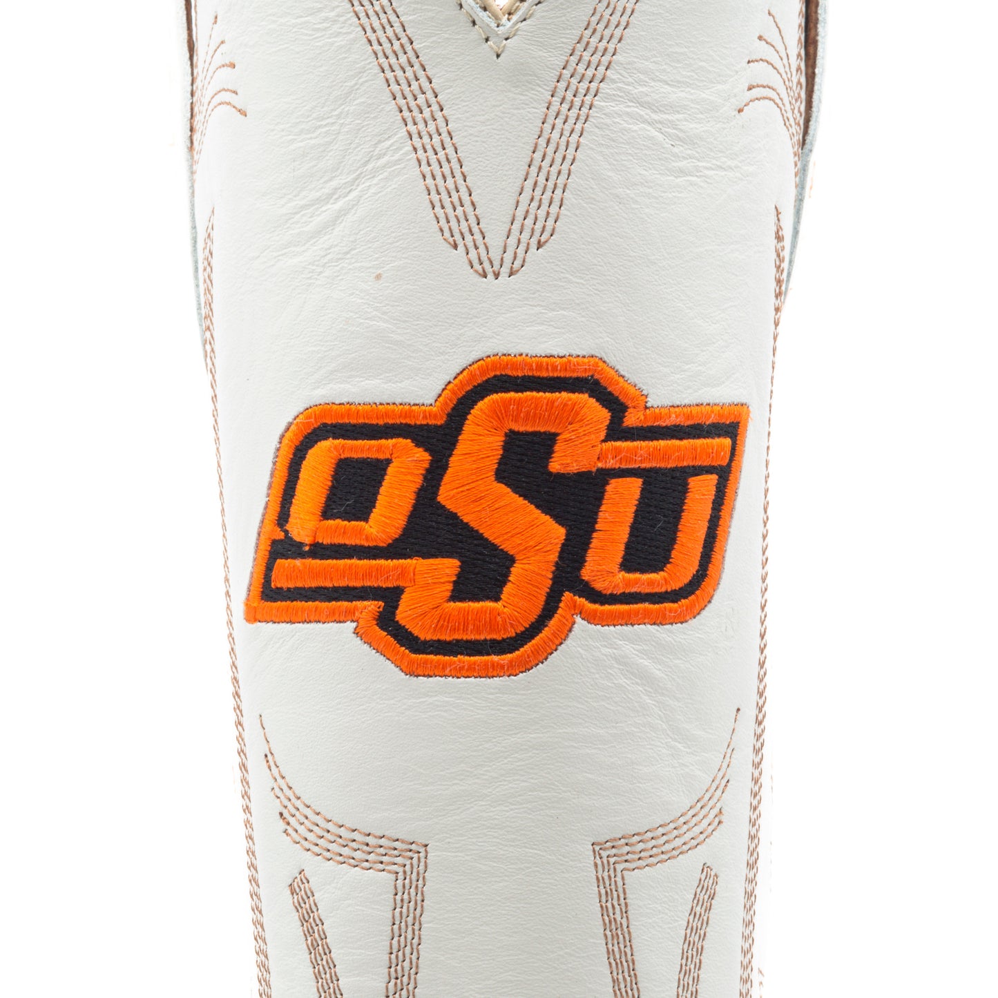 Game Day Western Ivory Boots - OSU