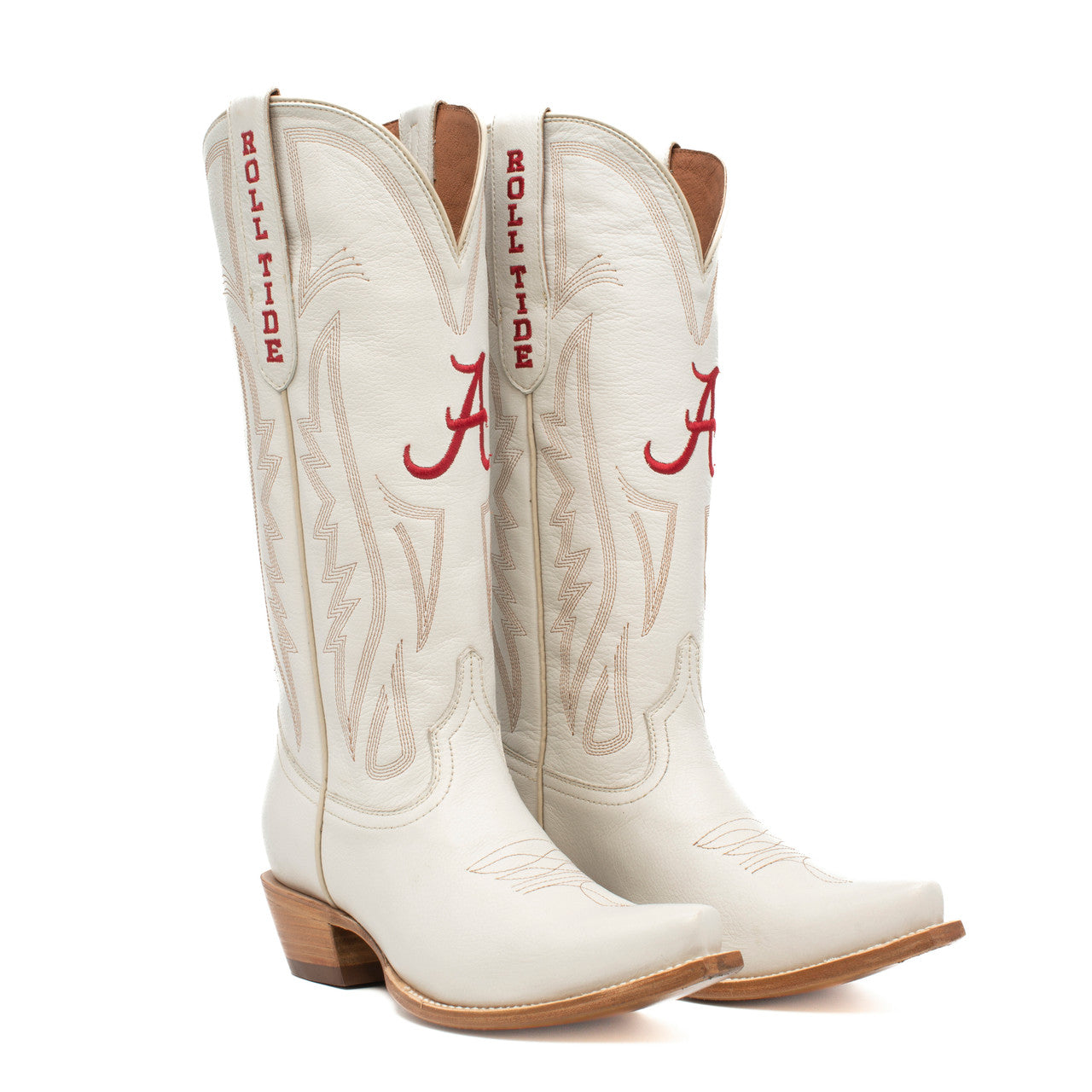 Game Day Western Ivory Boots - Alabama