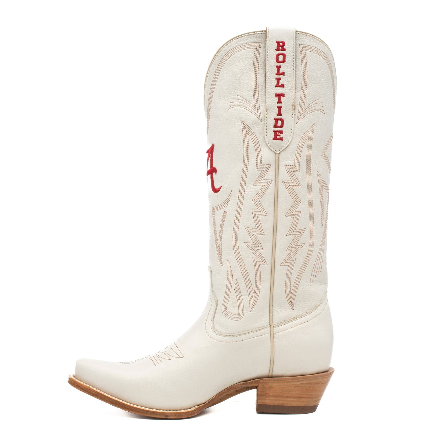 Game Day Western Ivory Boots - Alabama
