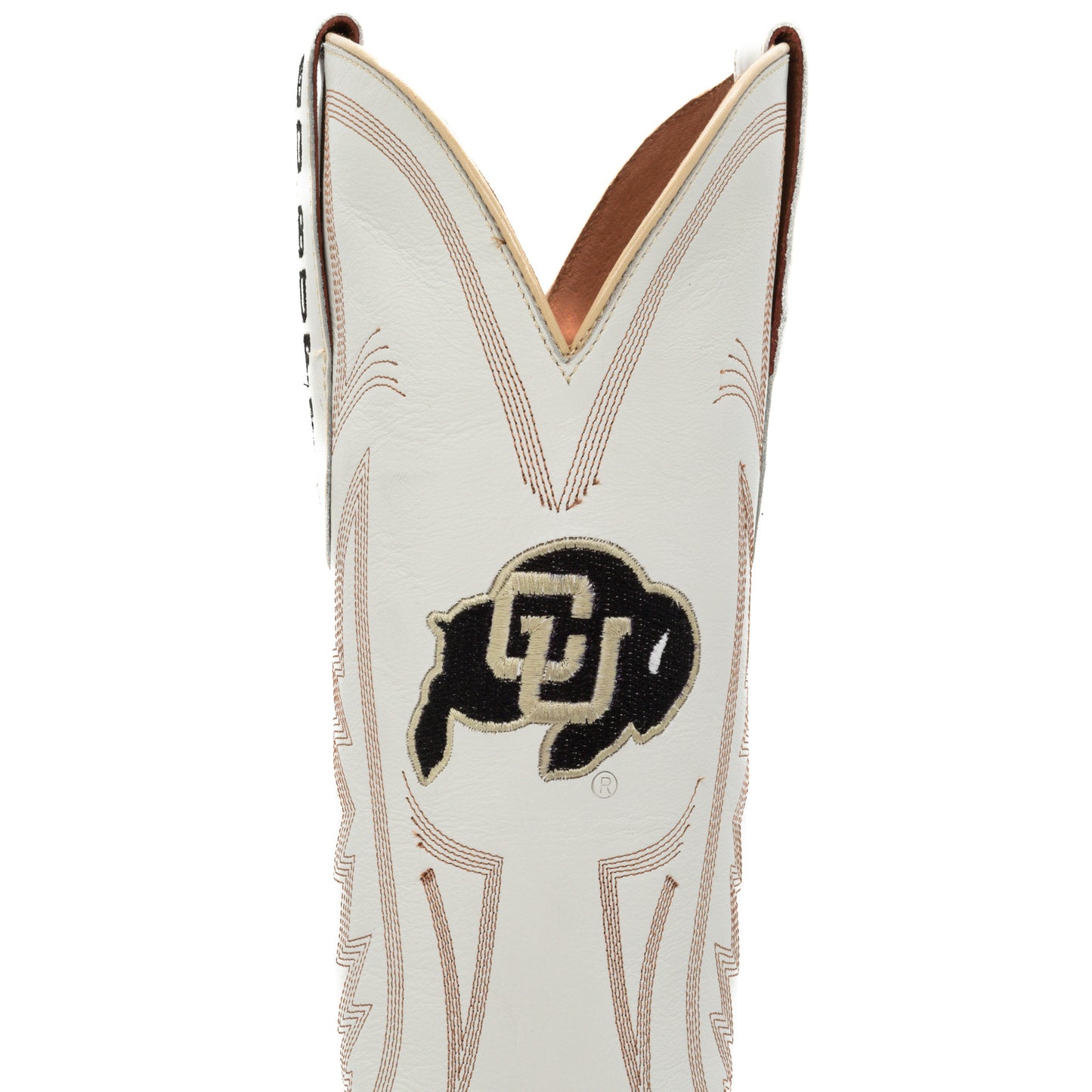 Game Day Western Ivory Boots - Colorado Buffaloes