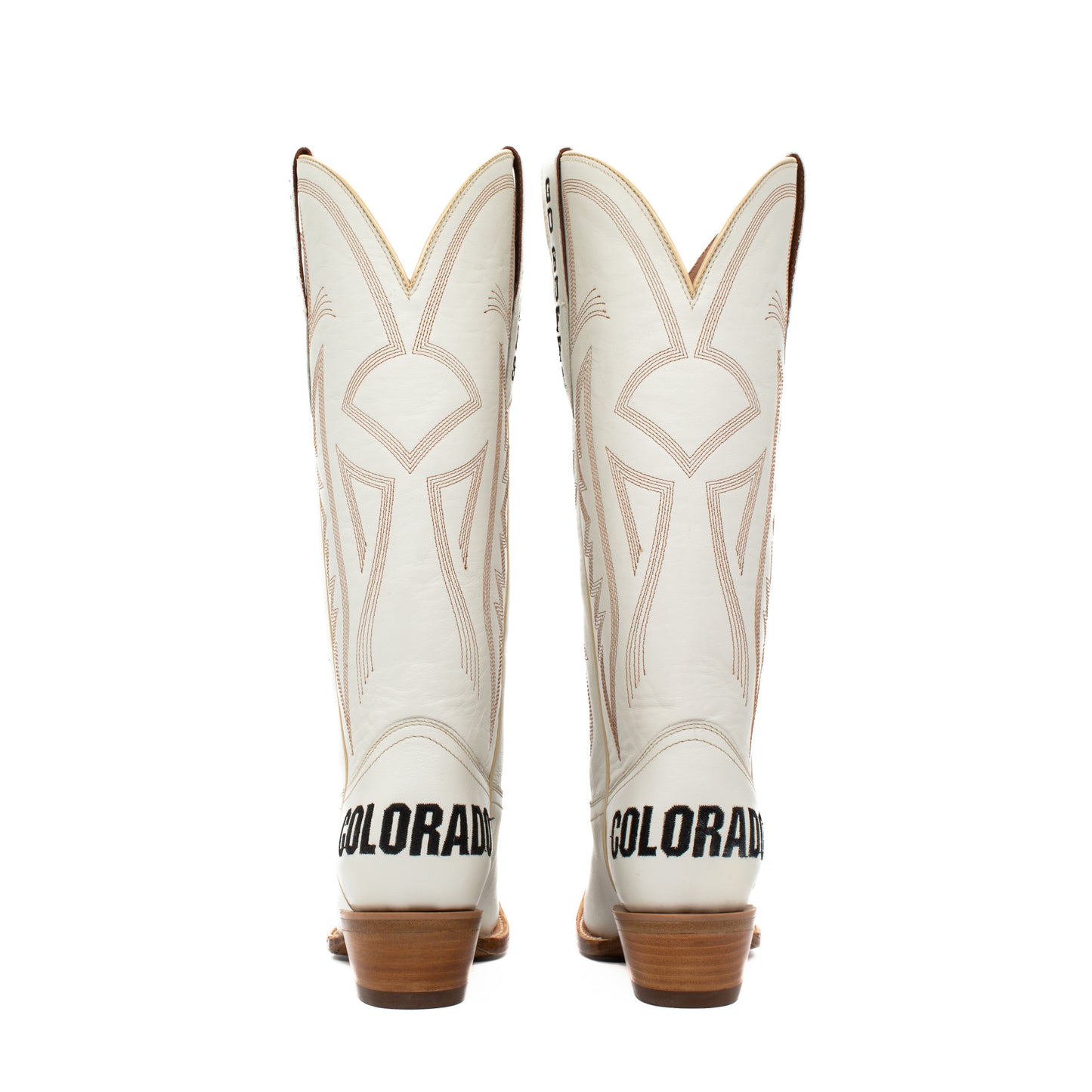 Game Day Western Ivory Boots - Colorado Buffaloes