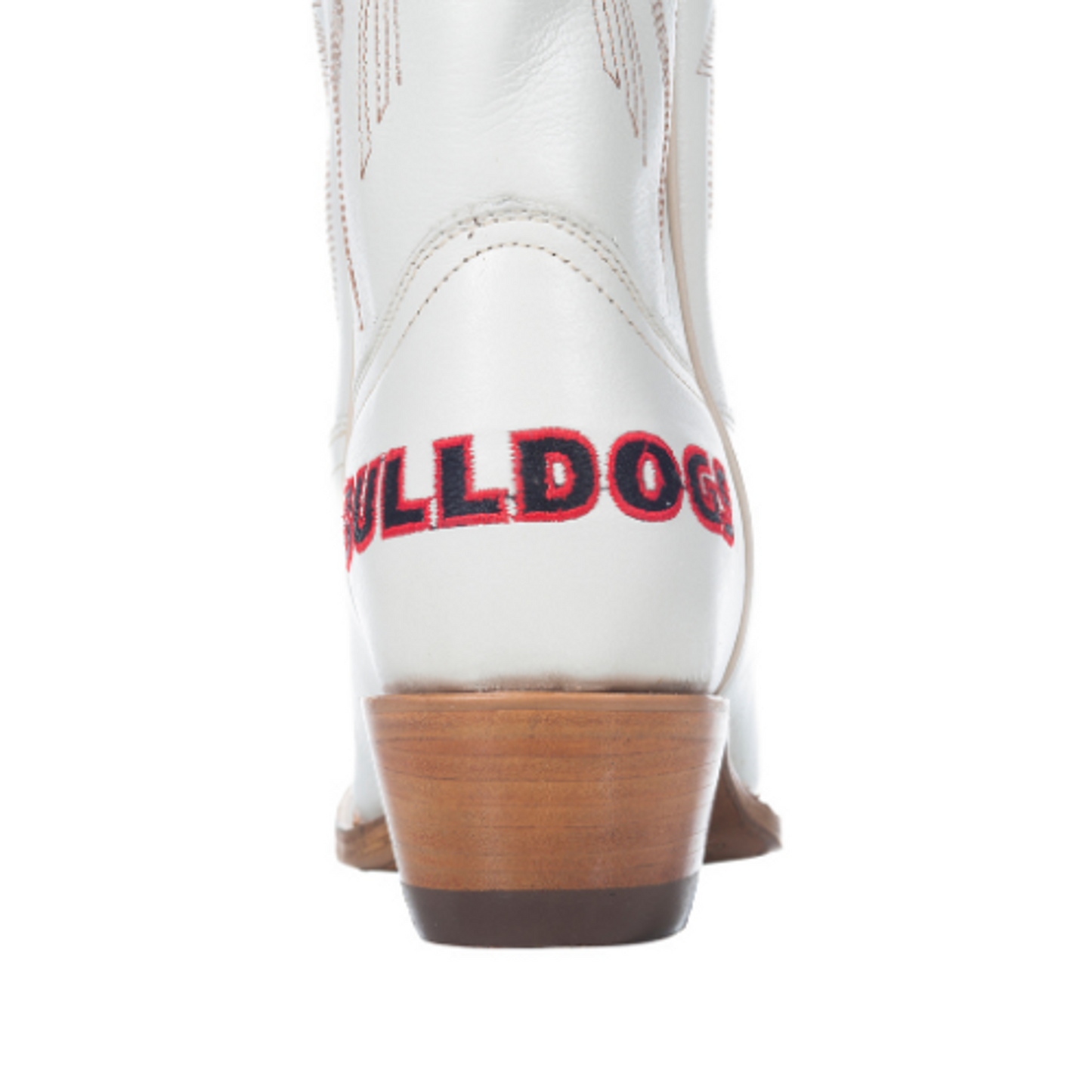 Game Day Western Ivory Boots - Georgia Bulldogs