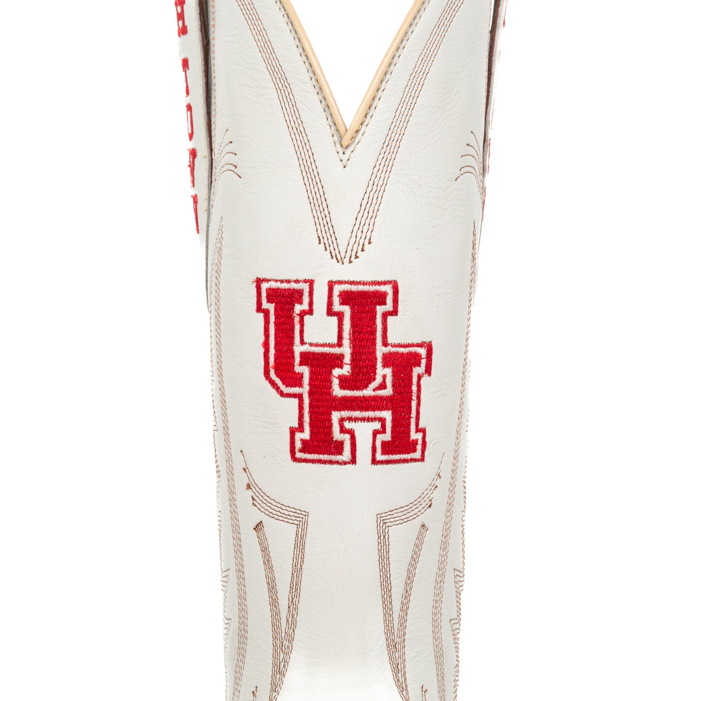 Game Day Western Ivory Boots - Houston Cougars