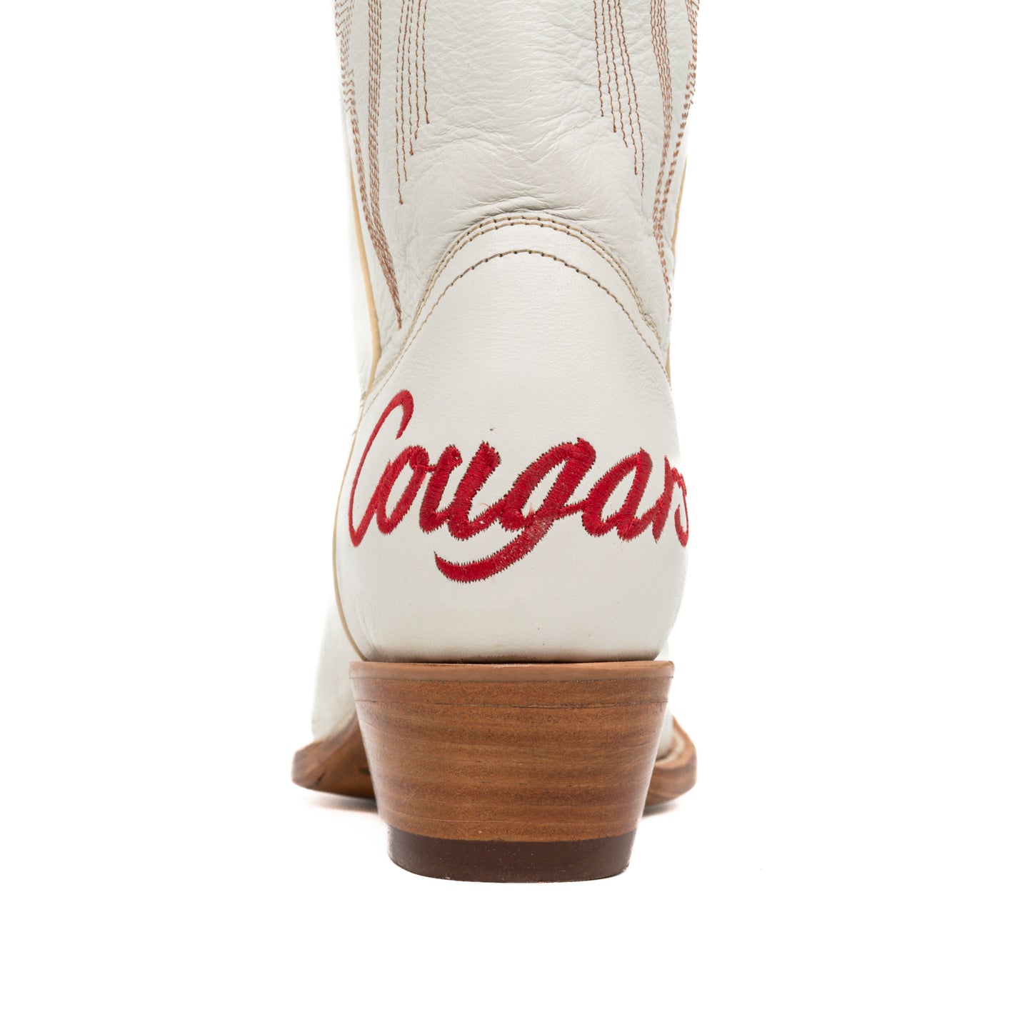 Game Day Western Ivory Boots - Houston Cougars