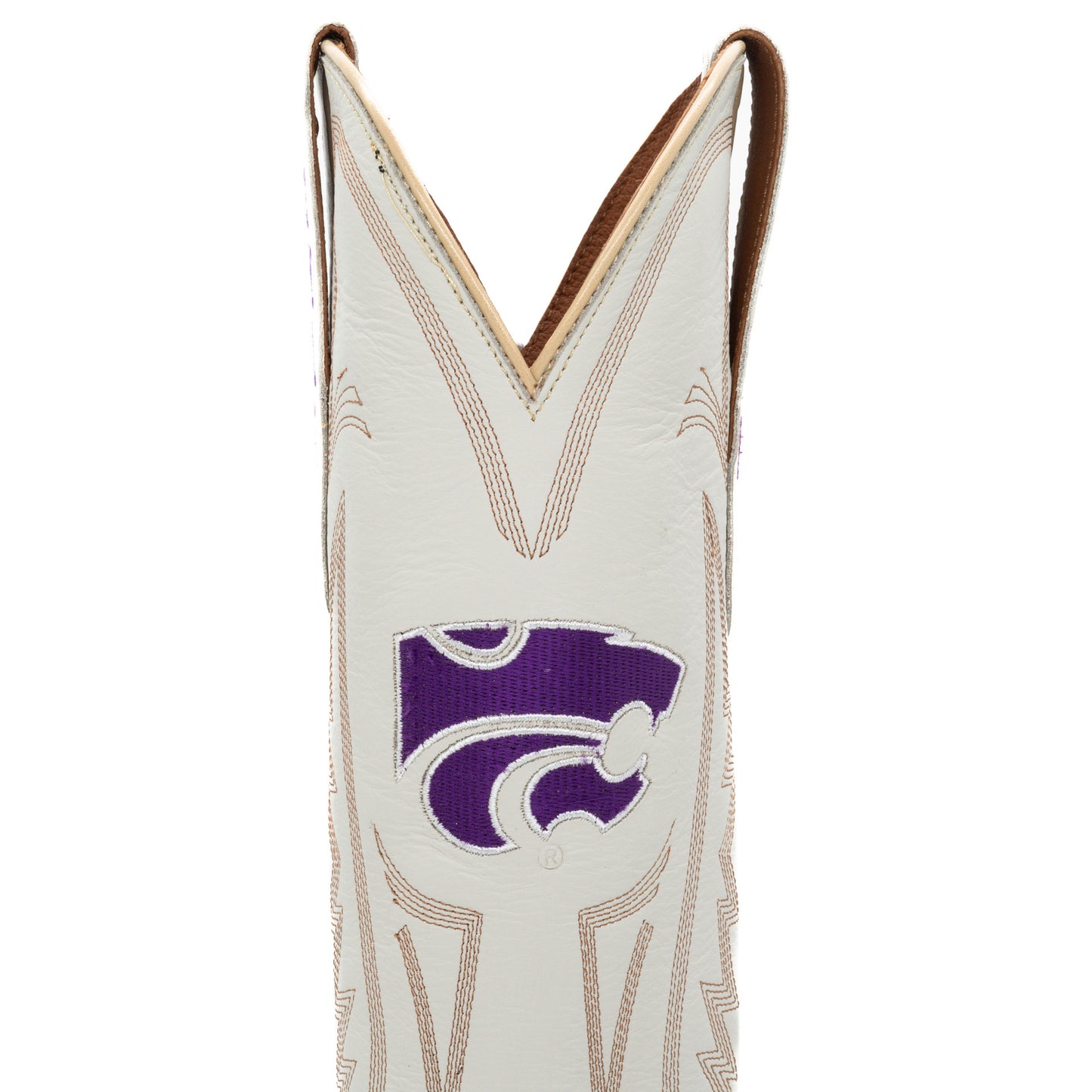 Game Day Western Ivory Boots - Kansas State Wildcats
