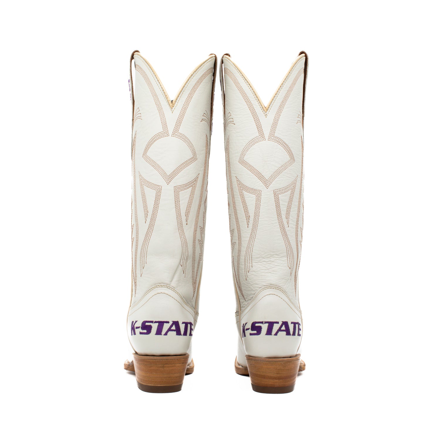 Game Day Western Ivory Boots - Kansas State Wildcats