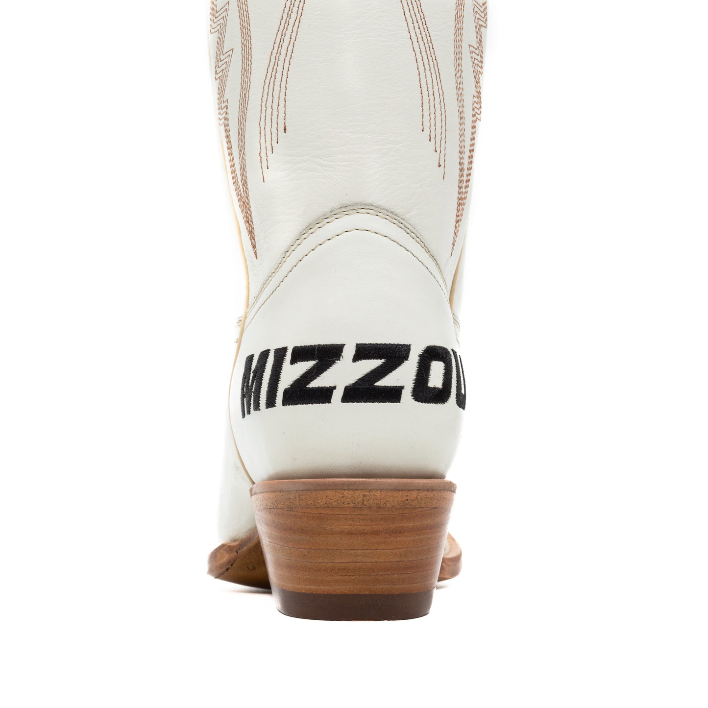 Game Day Western Ivory Boots - Missouri Tigers