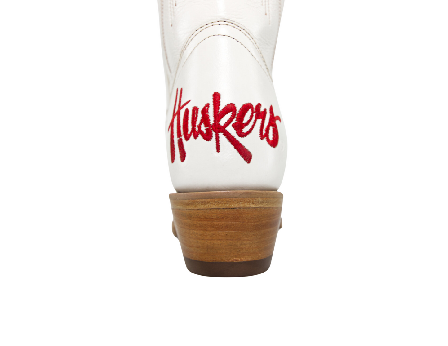 Game Day Western Ivory Boots - Nebraska Cornhuskers