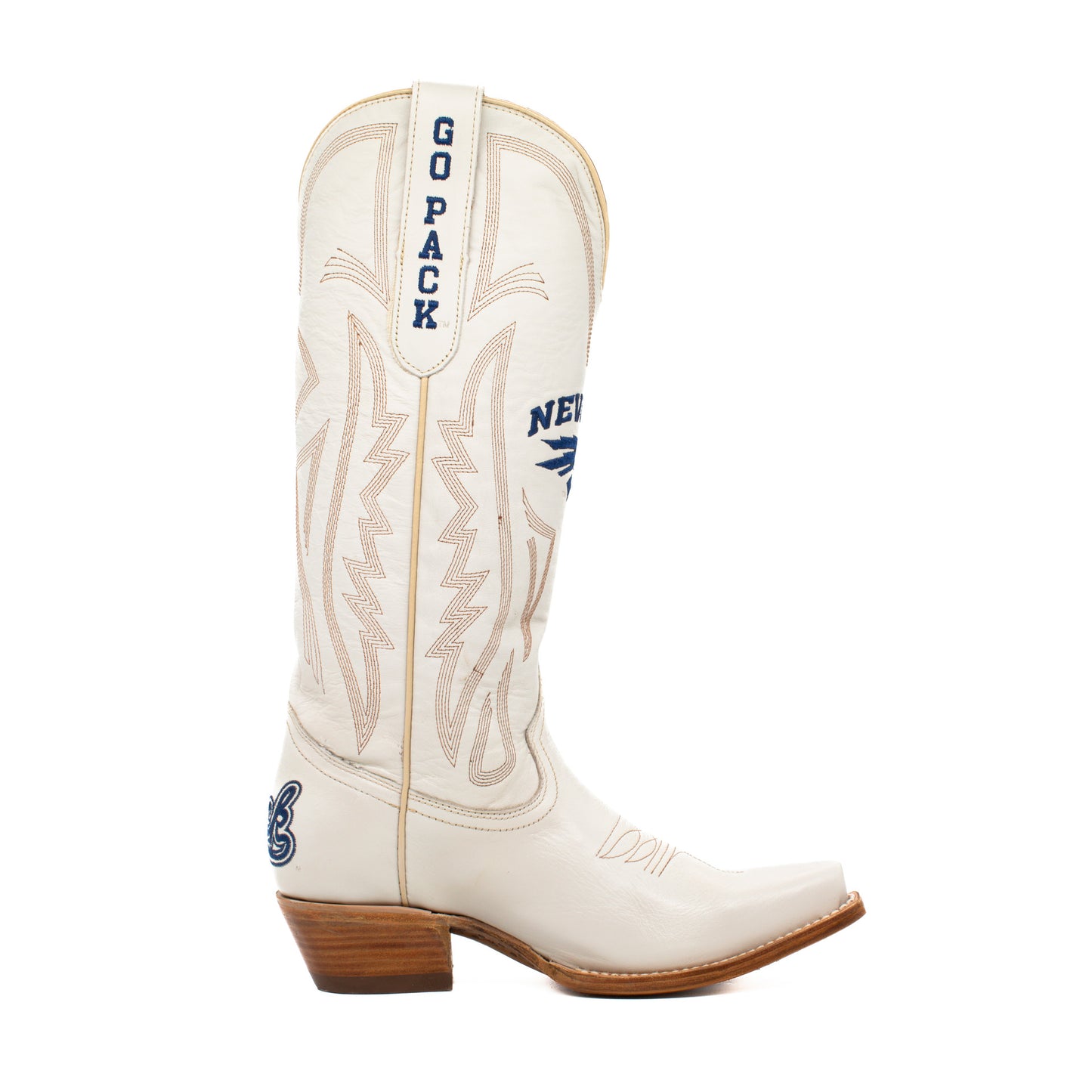 Game Day Western Ivory Boots - Nevada Wolf Pack