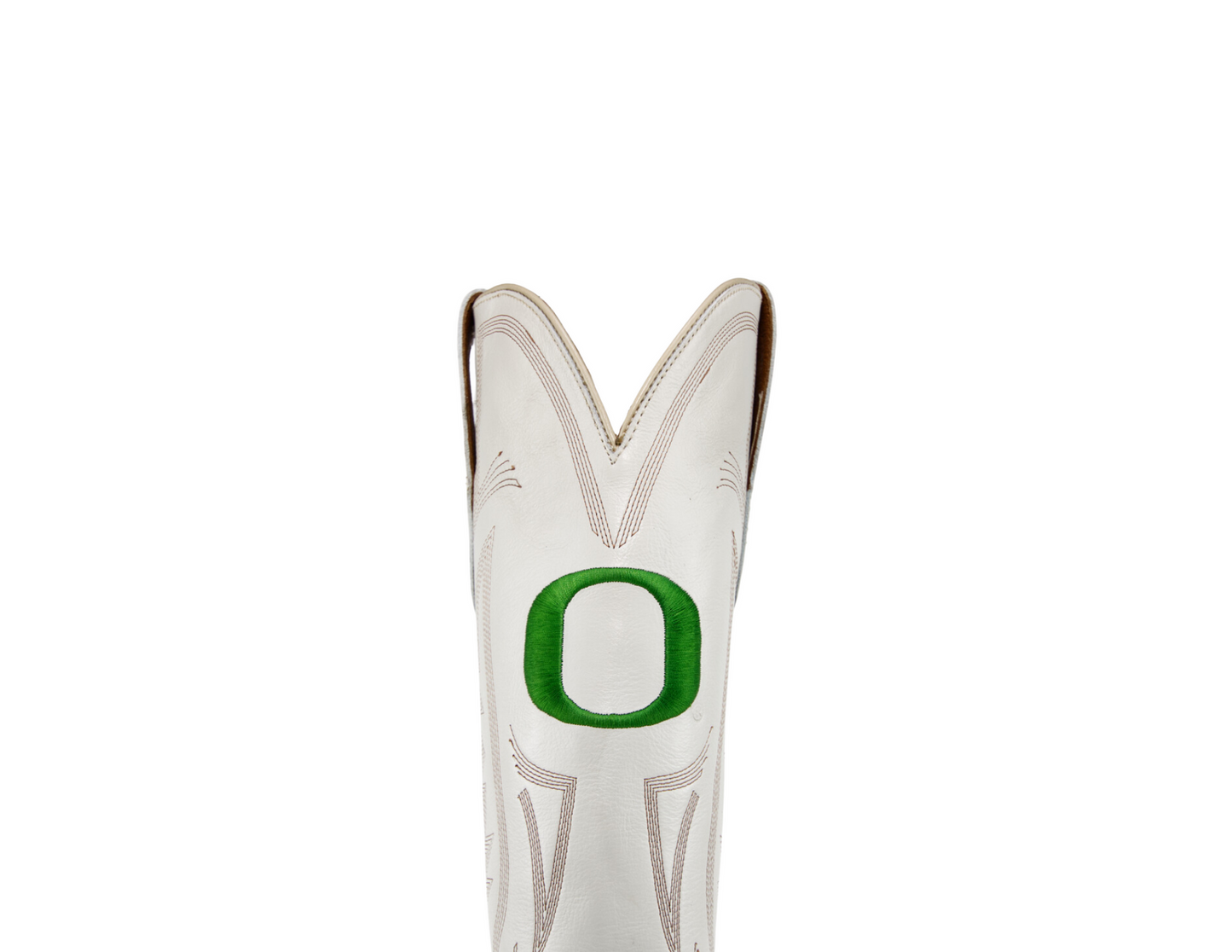 Game Day Western Ivory Boots - Oregon Ducks