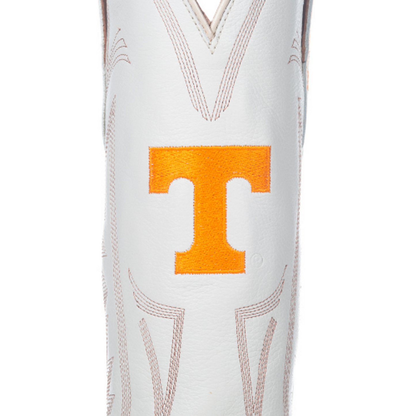 Game Day Western Ivory Boots - Tennessee Volunteers