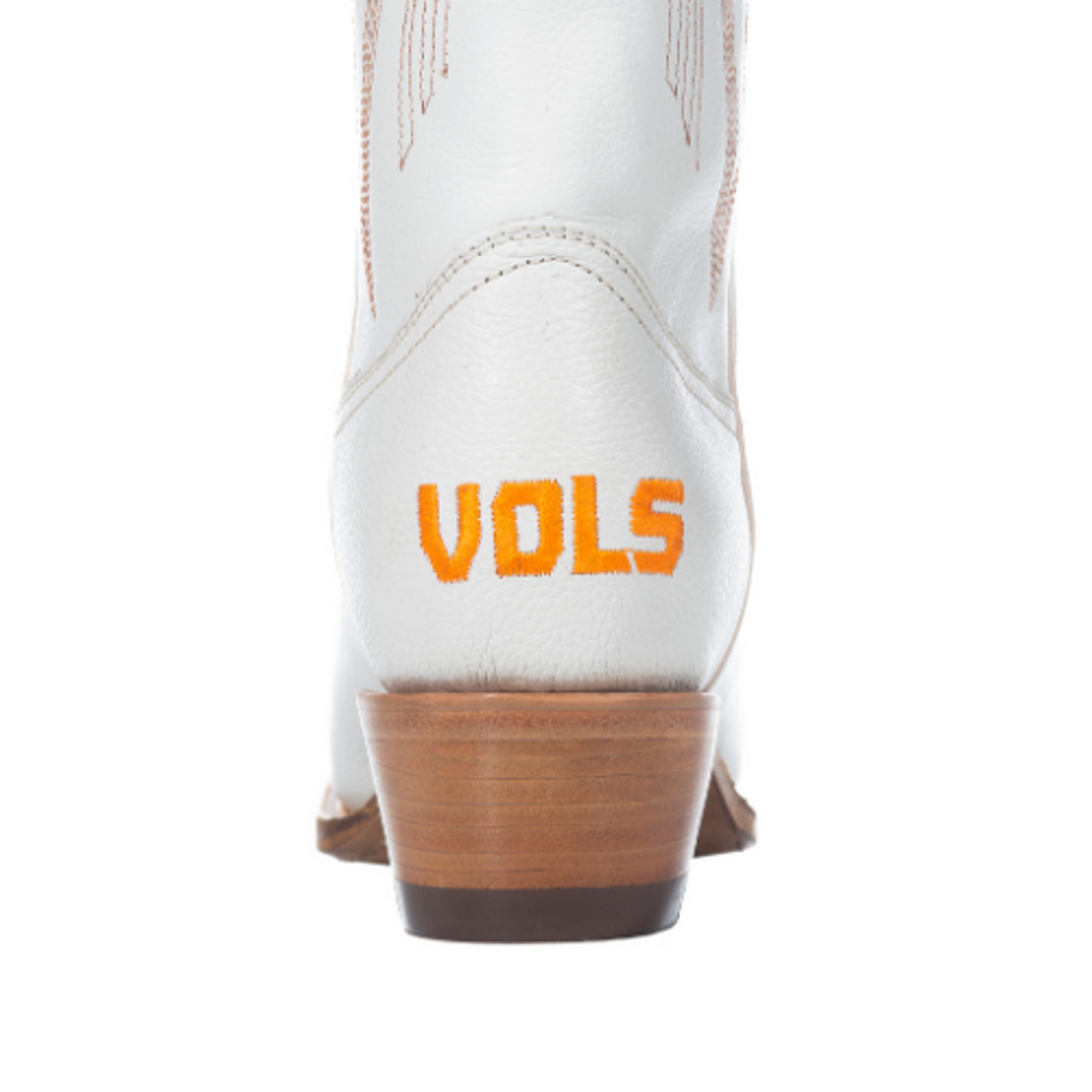 Game Day Western Ivory Boots - Tennessee Volunteers