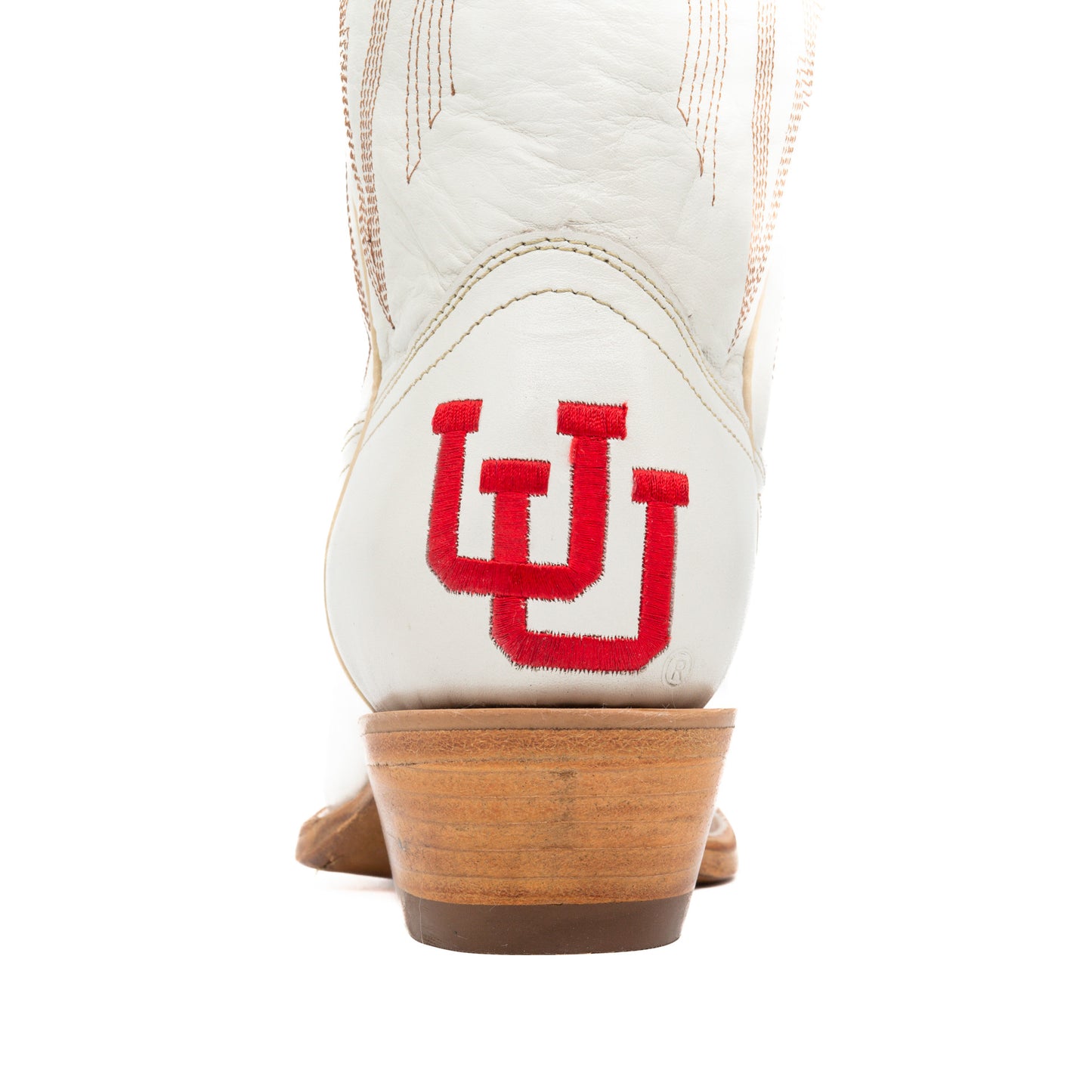 Game Day Western Ivory Boots - Utah Utes