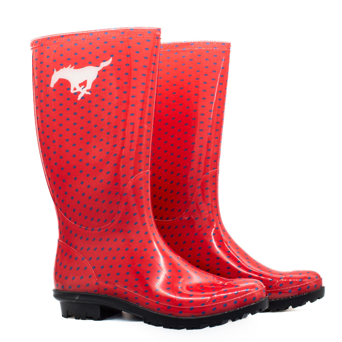 Game Day Women’s Rain Boots - SMU Mustangs