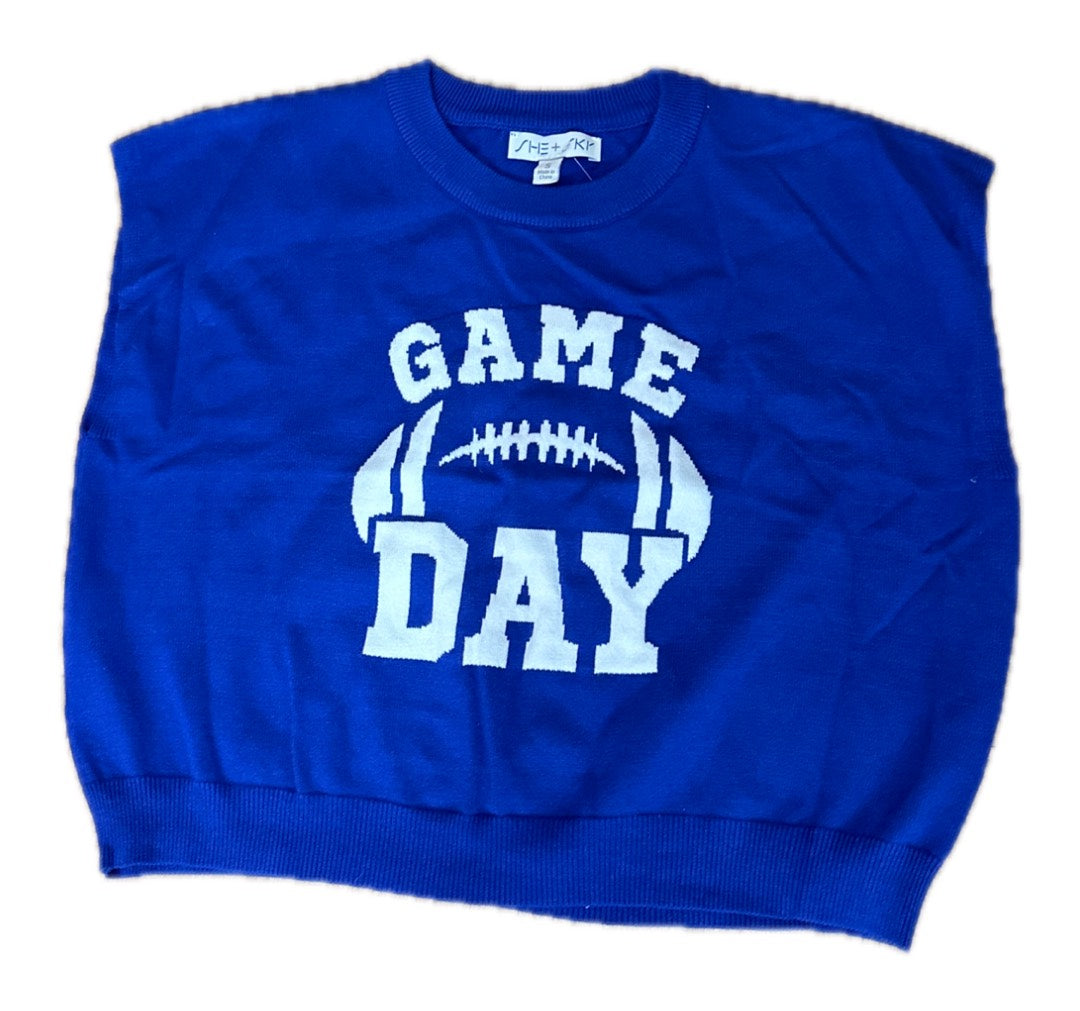 Game Day Cap Sleeve Pullover