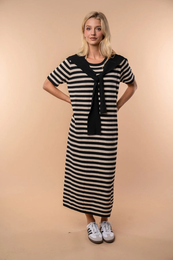 Preppy Sailor Knit Dress Thick & Thin Gifts Preppy Sailor Knit Dress Thick & Thin Gifts