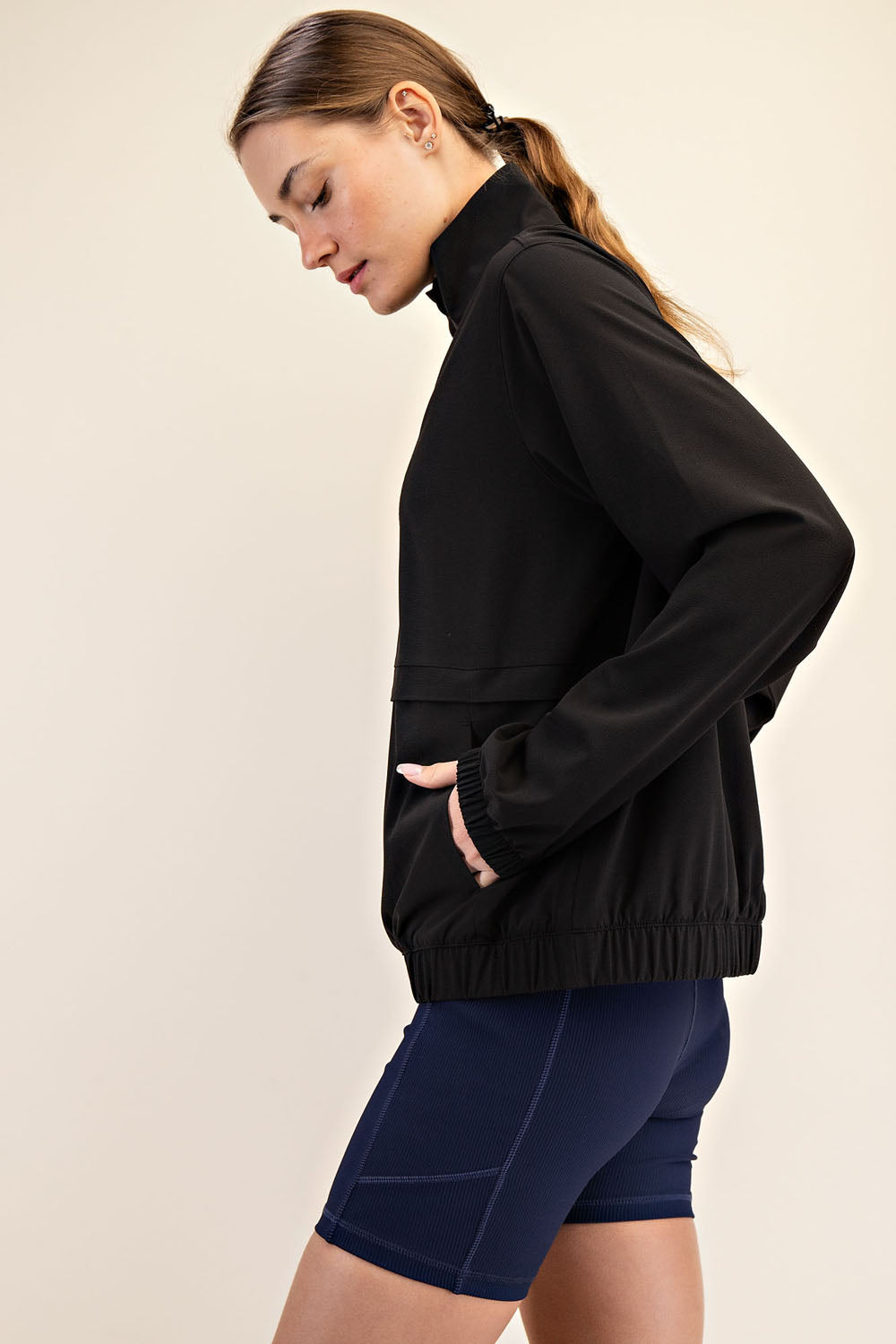 Active Quarter Zip Jacket