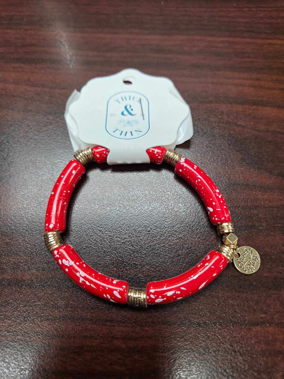 Wholesale Red & White Speckle