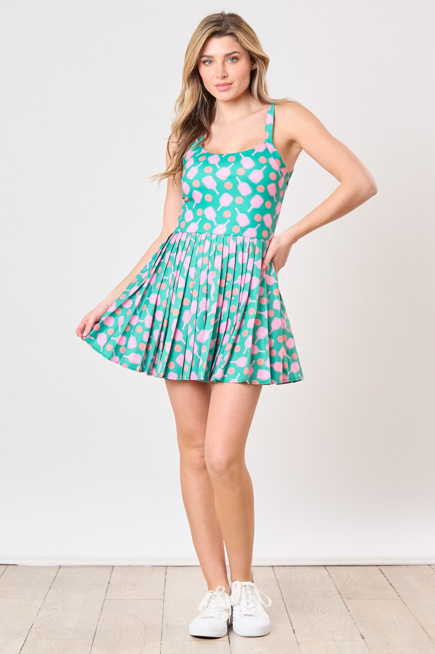 PL Pickleball Pleated Romper