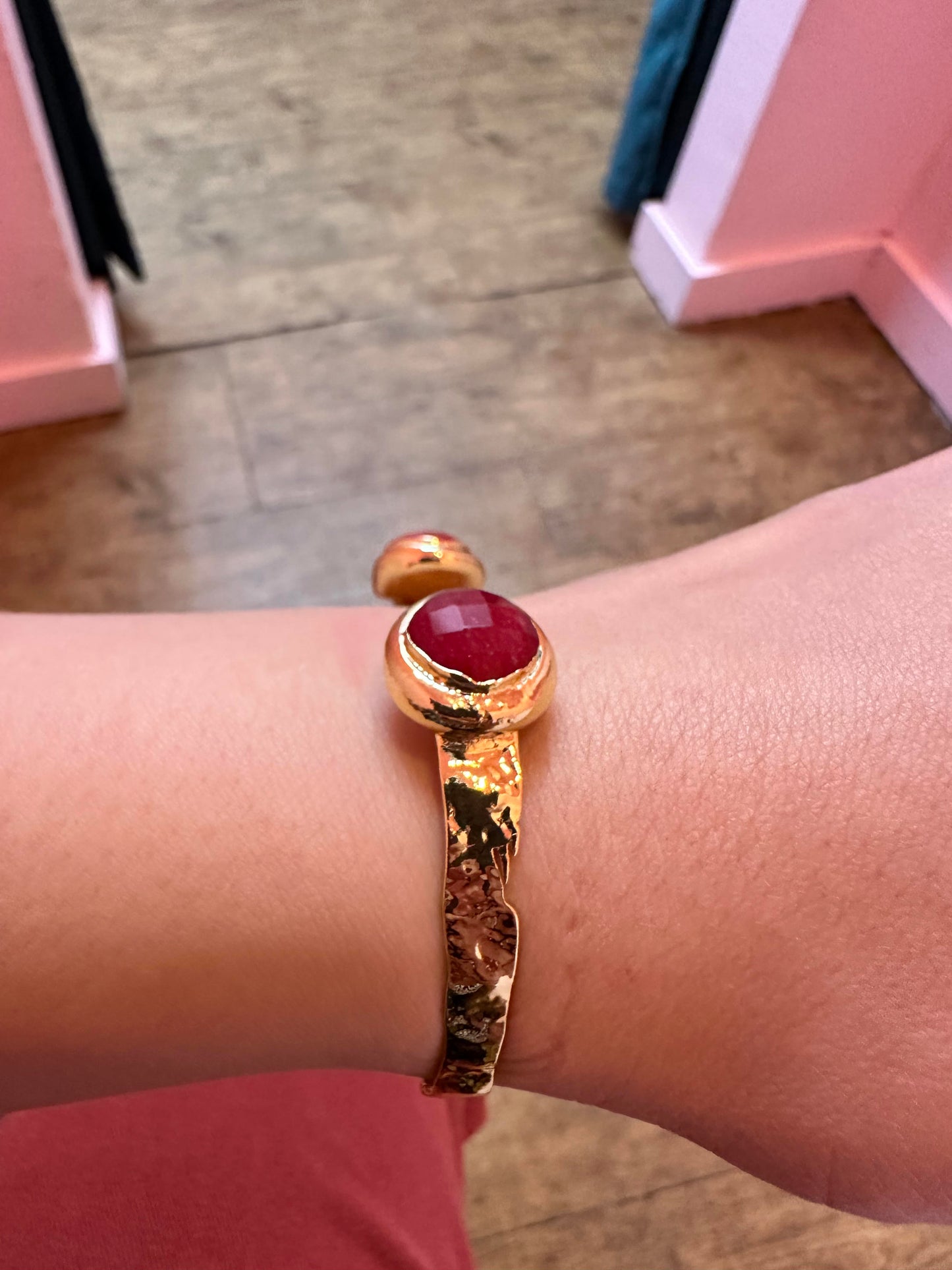 Easton Elle Red Misty Cuff