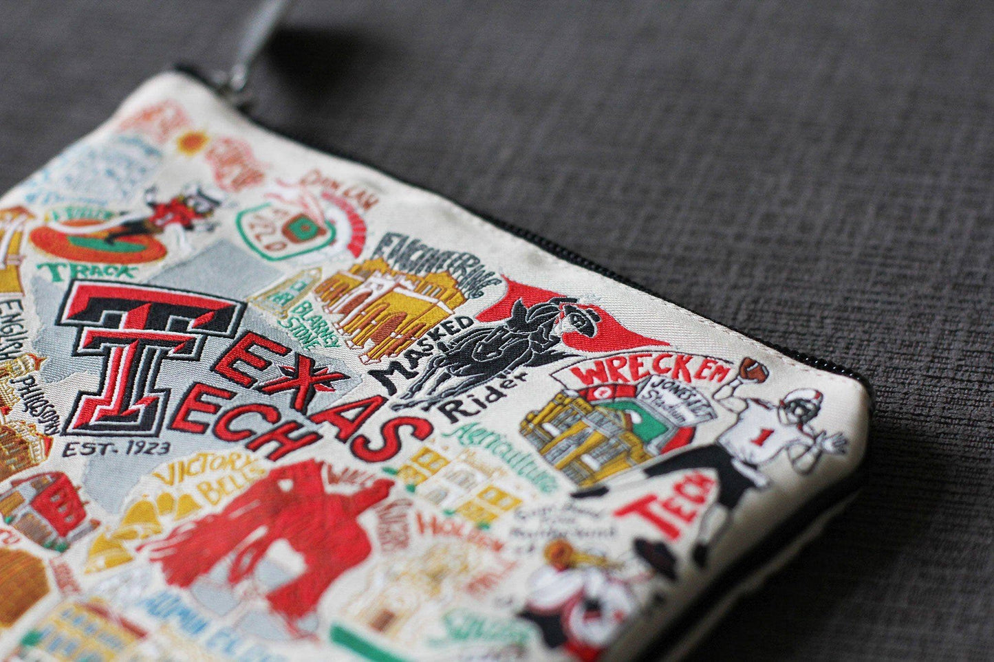 Texas Tech University Collegiate Zip Pouch