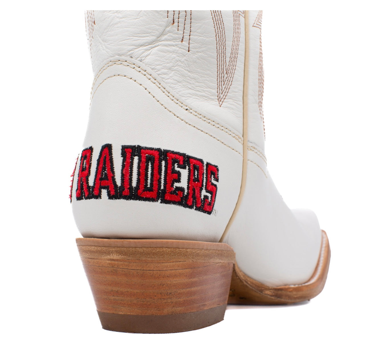 Game Day Western Ivory Boots - Texas Tech