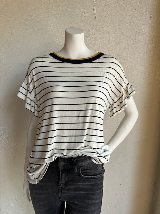 Black Striped Tee