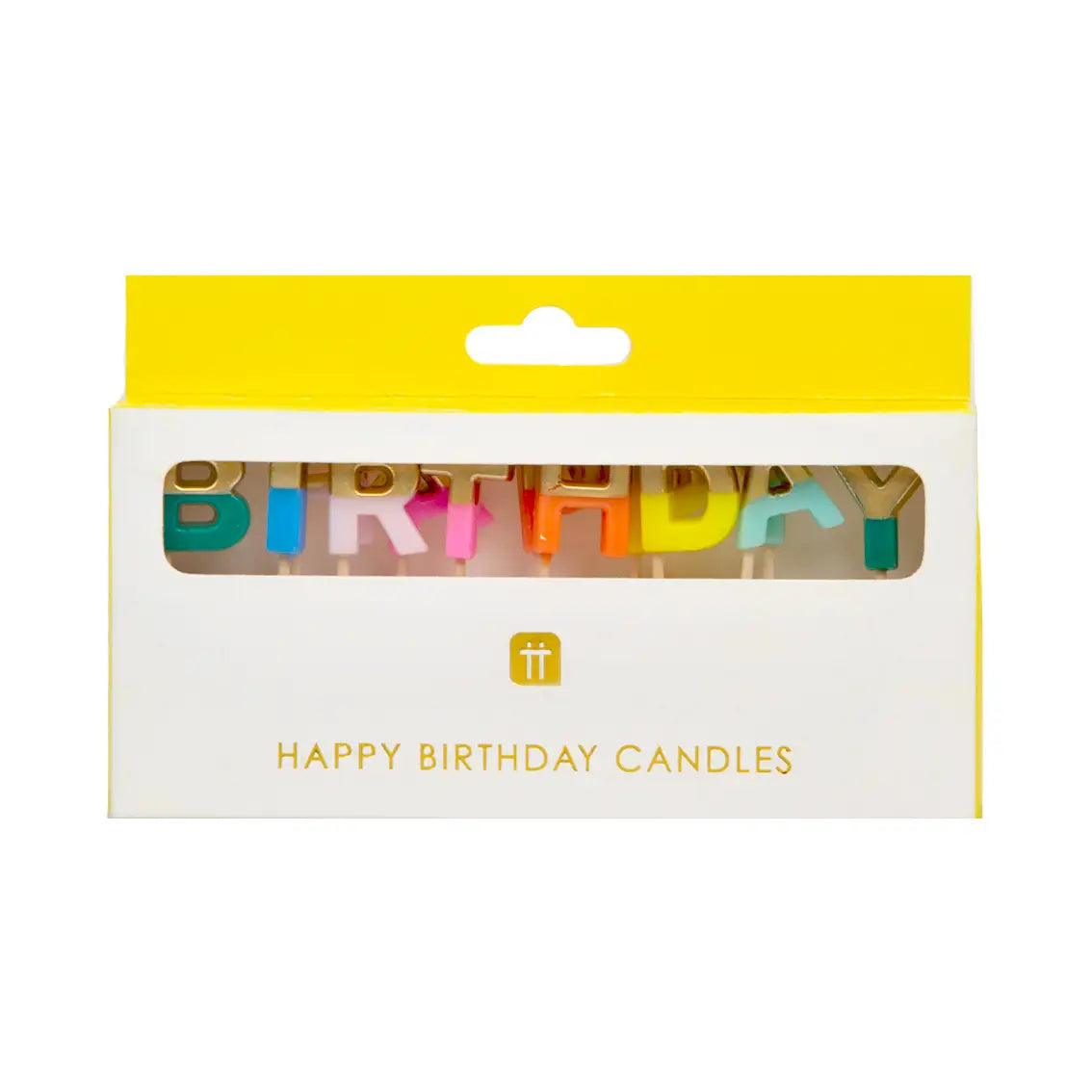 Pastel Color Happy Birthday Candles