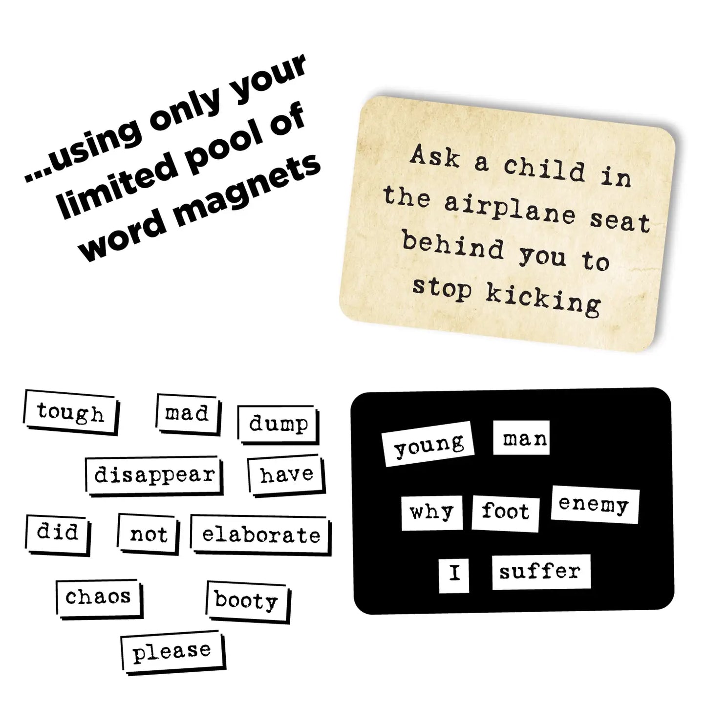 Ransom Notes: the Ridiculous Word Magnet Game