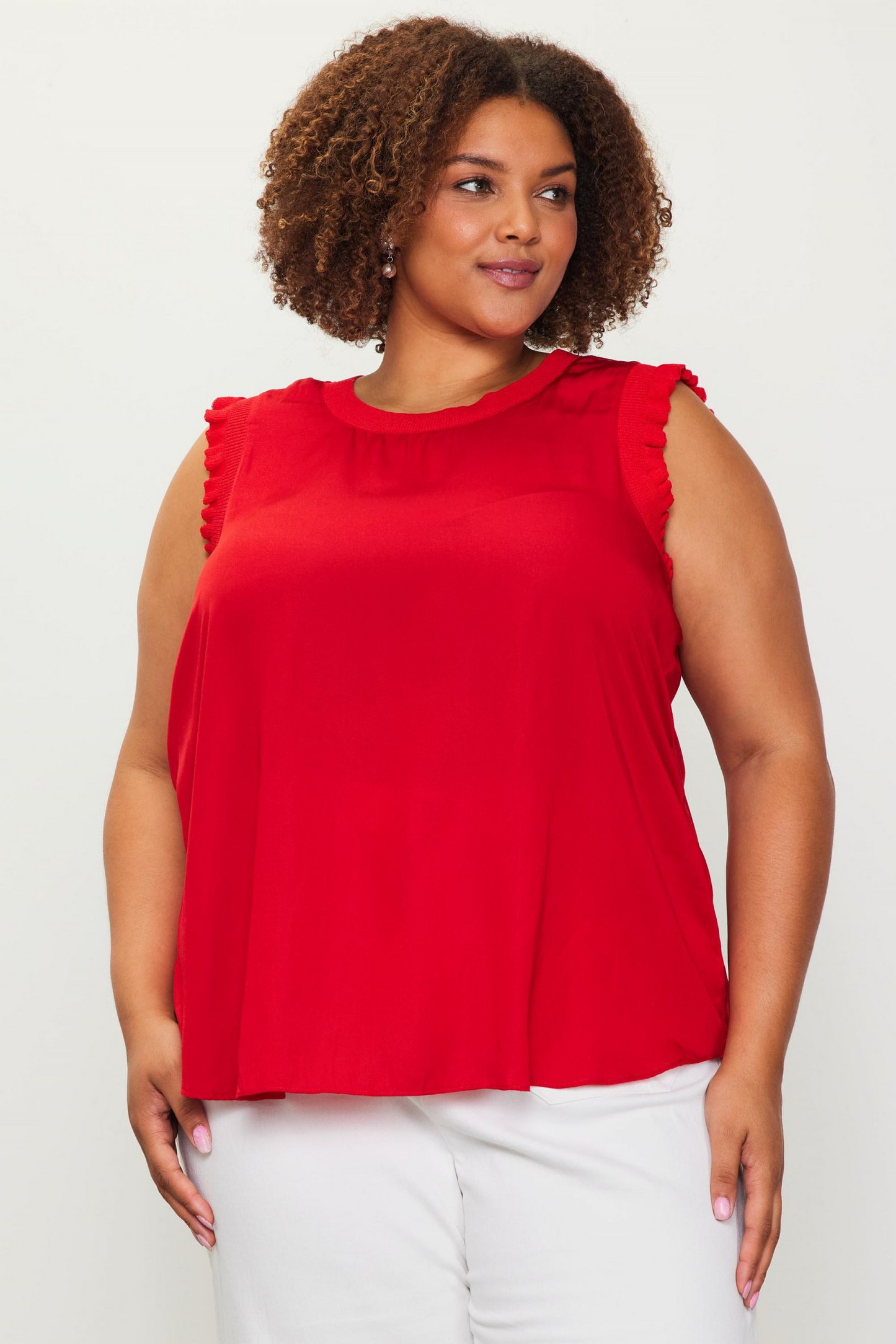 SAB Ruffle Sleeve Top