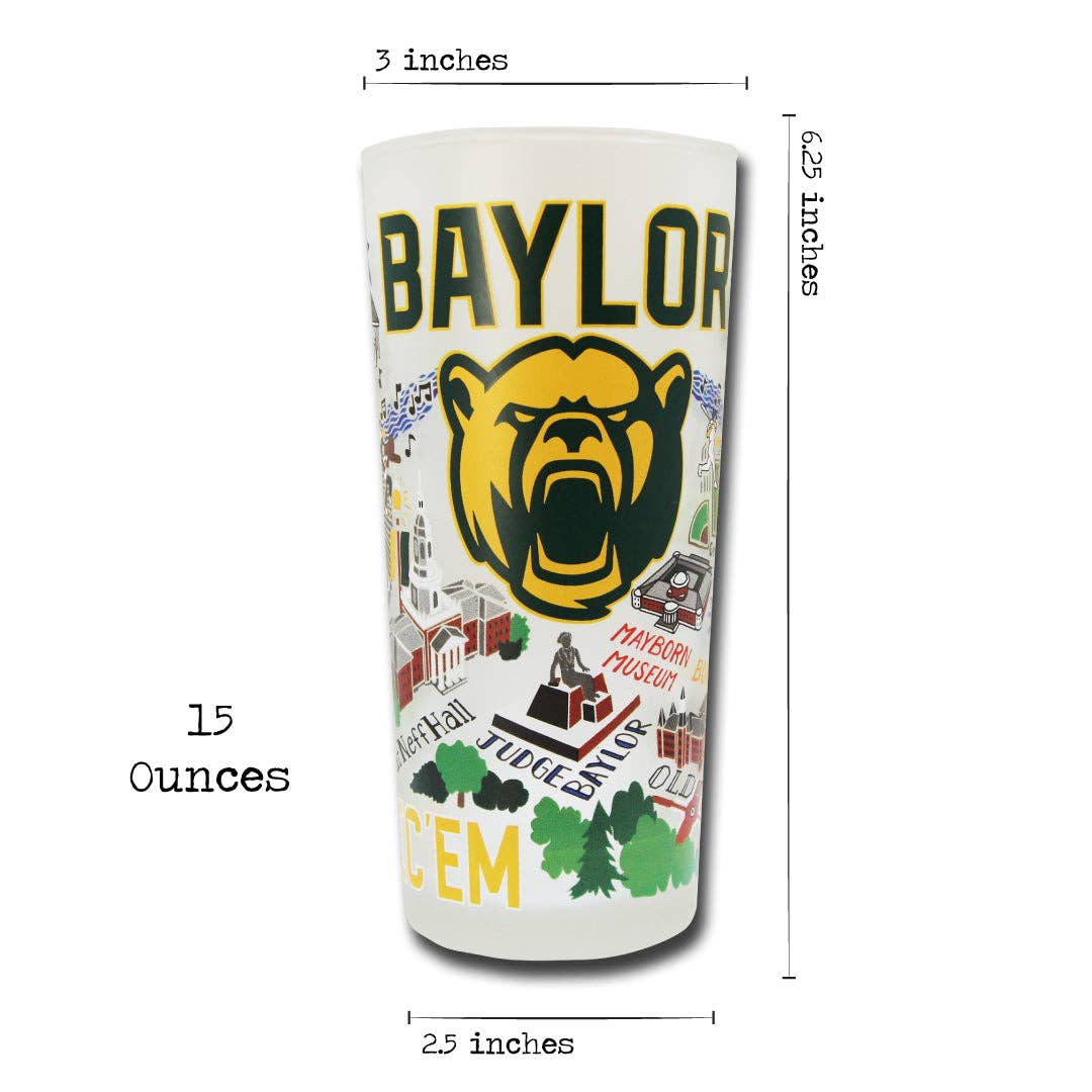 Baylor University Collegiate Drinking Glass