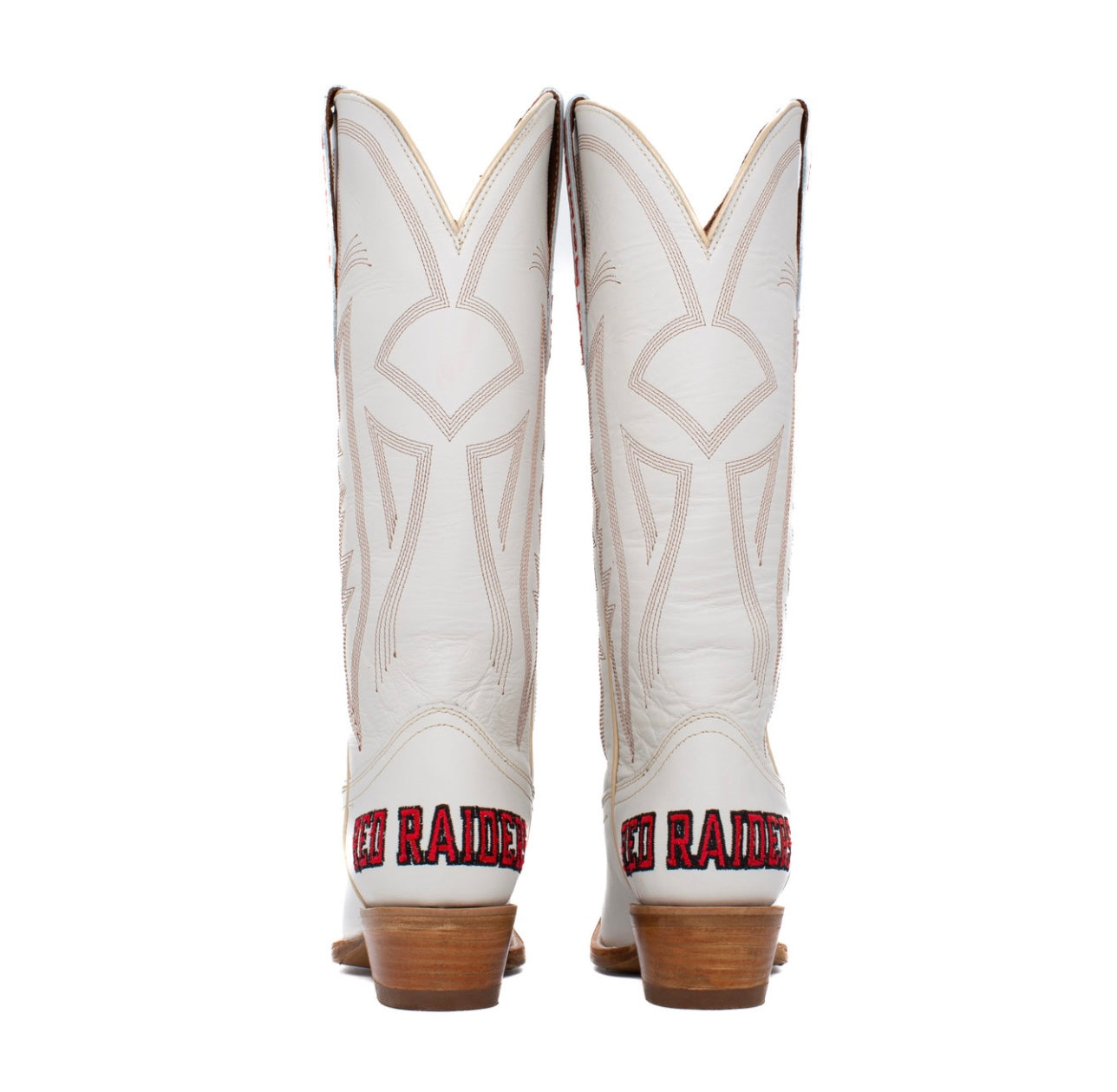 Game Day Western Ivory Boots - Texas Tech