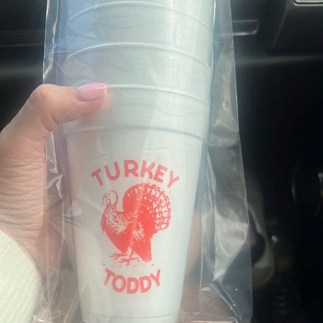 Turkey Toddy Foam Cup