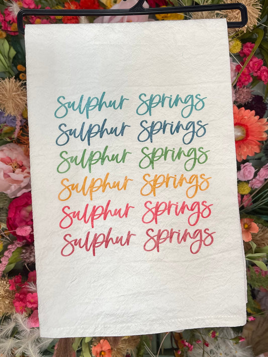 Sulphur Springs Ombre Dish Towel