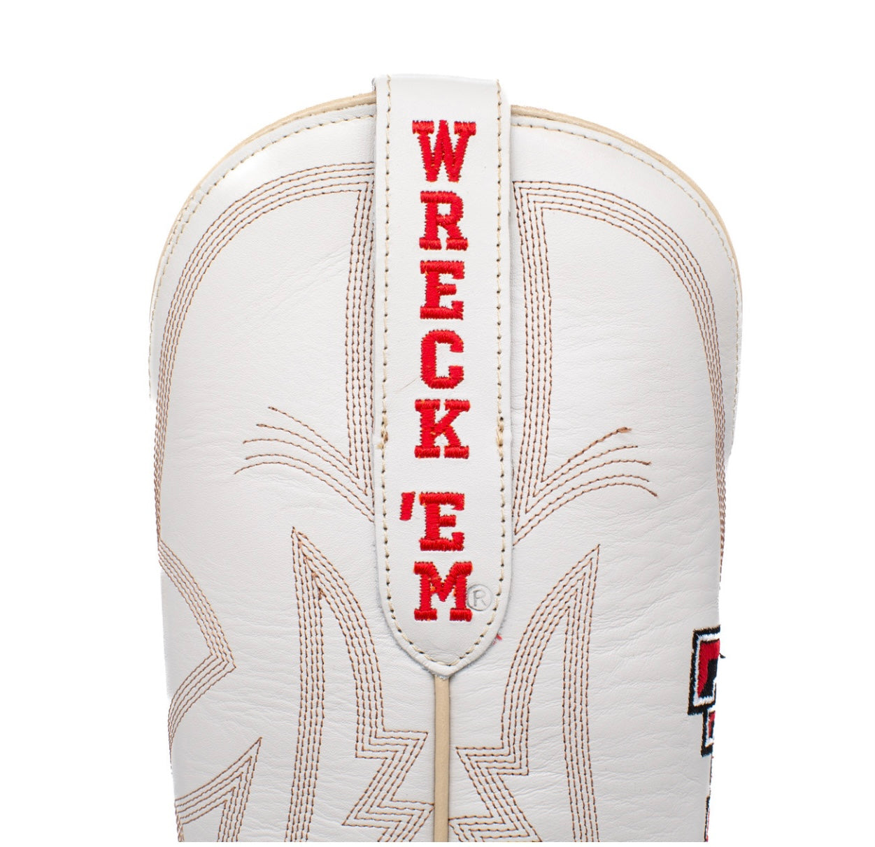Game Day Western Ivory Boots - Texas Tech