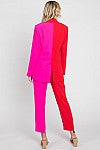 Split Color Blazer