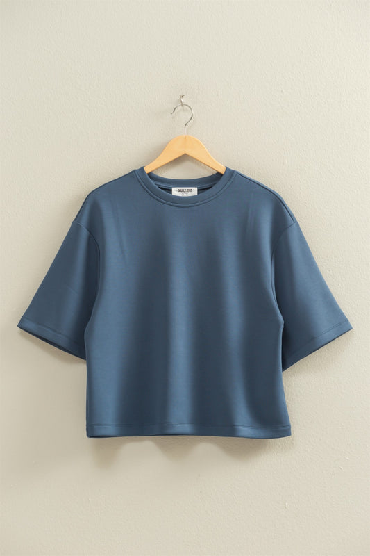 Scuba Drop Shoulder Everyday Top