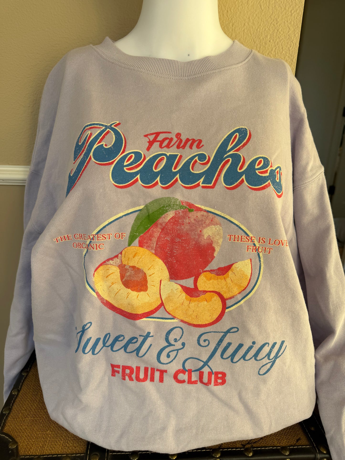 Pam’s Peaches Graphic Sweatshirt