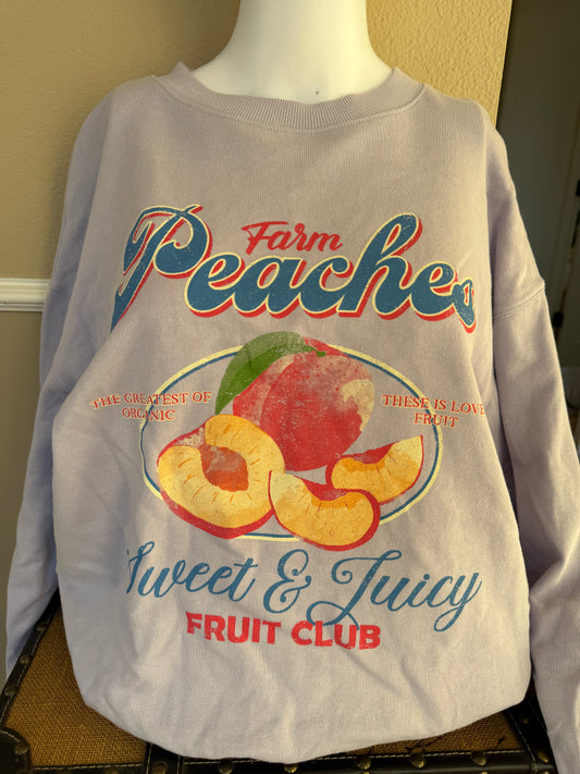 Pam’s Peaches Graphic Sweatshirt